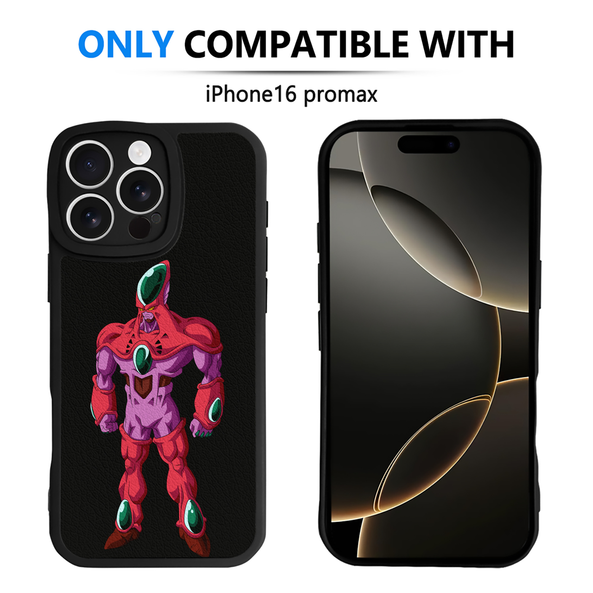 （画像用） ドラゴンボール DRAGON BALL 【iPhone 16シリーズ対応】シリコンスマホケース（レザー調） 材質：シリコン